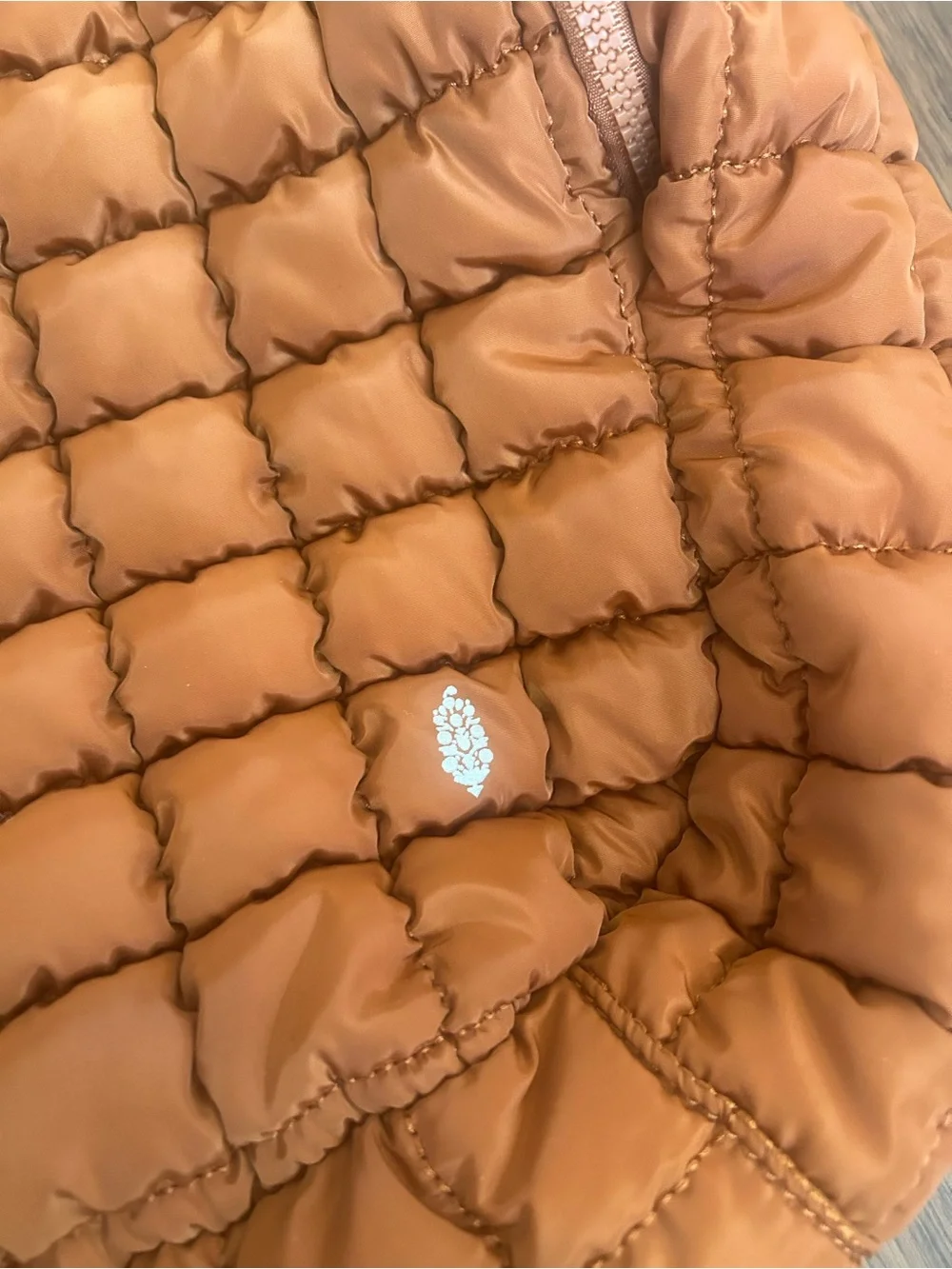 FP Movement by Free People Quilted Shoulder Tote in Burnt Orange